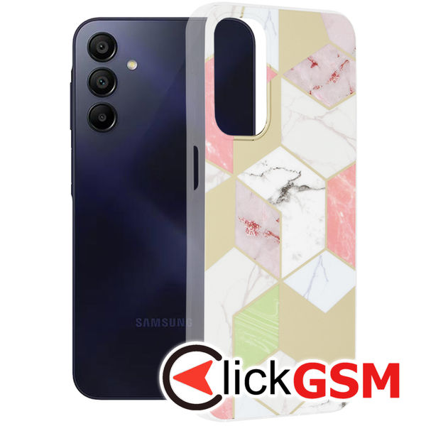 Husa Marble mov Samsung Galaxy A15 5G 4ww