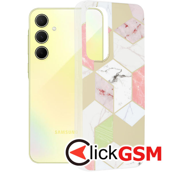 Husa Marble mov Samsung Galaxy A35 5G dtu