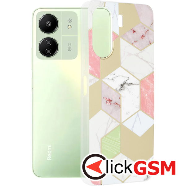 Accesoriu Husa Marble Mov Xiaomi POCO C65