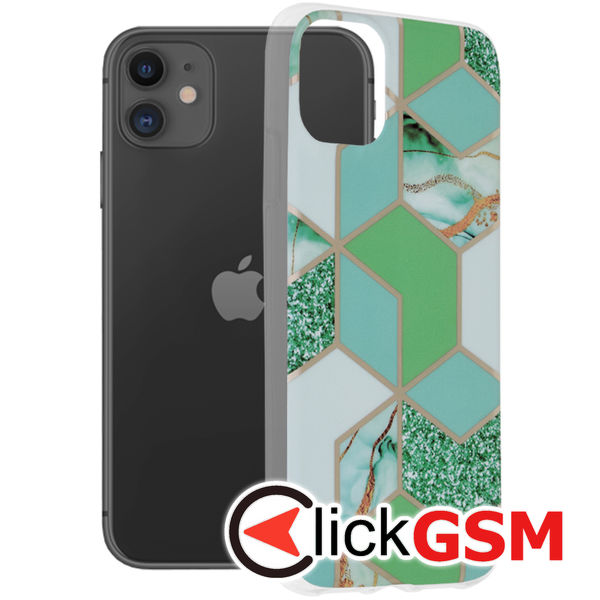 Husa Marble verde Apple iPhone 11 66x