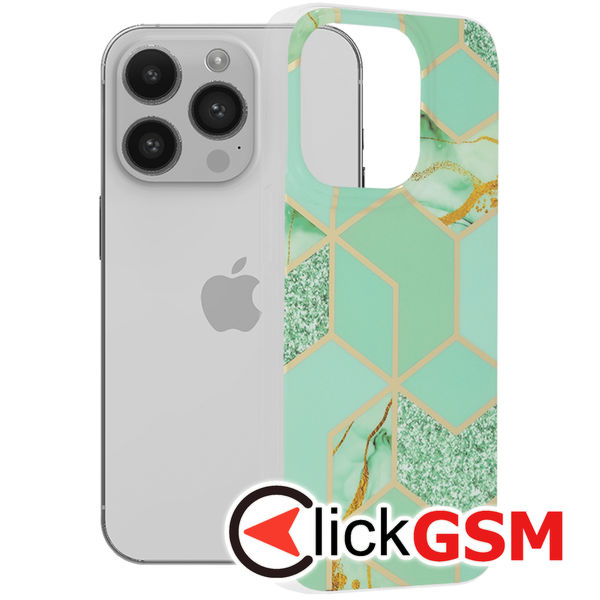 Husa Marble verde Apple iPhone 14 Pro 6li