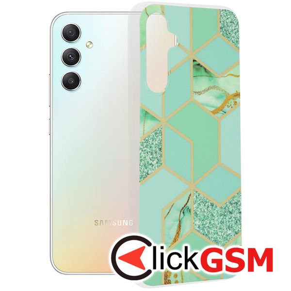 Husa Marble verde Samsung Galaxy A34 5G 52h