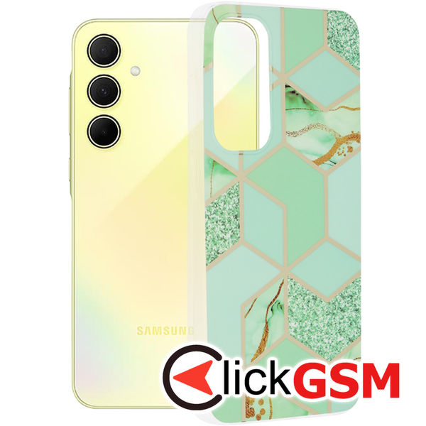 Husa Marble verde Samsung Galaxy A35 53x