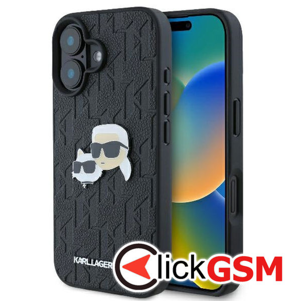 Husa  negru Apple iPhone 16 brd