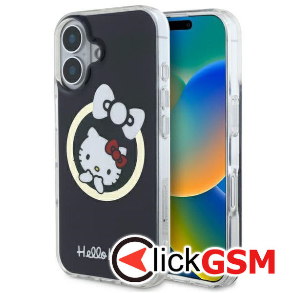 Husa  negru Apple iPhone 16 guo