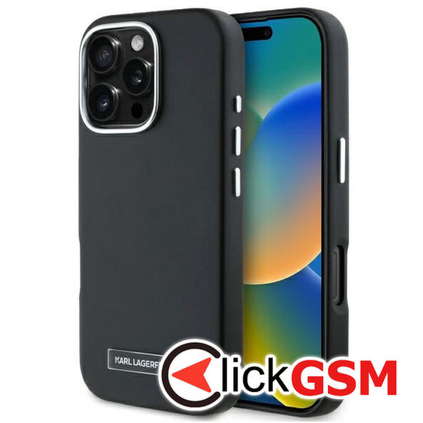 Husa  negru Apple iPhone 16 Pro Max 8kr