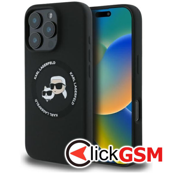 Husa  negru Apple iPhone 16 Pro Max bgf