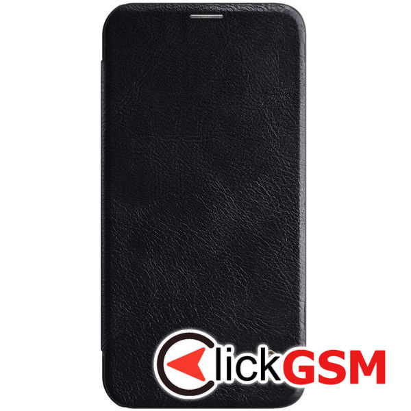 Husa Qin Leather  negru Apple iPhone 12 mini buk