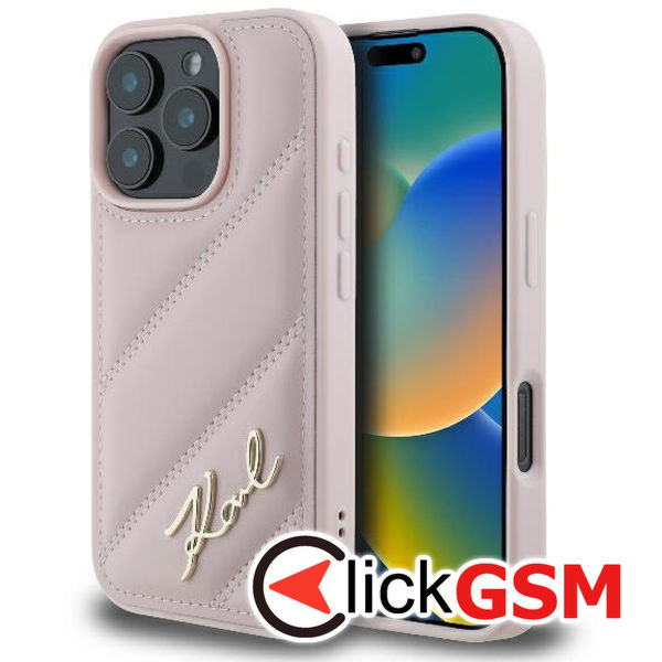 Husa  roz Apple iPhone 16 Pro 9zi