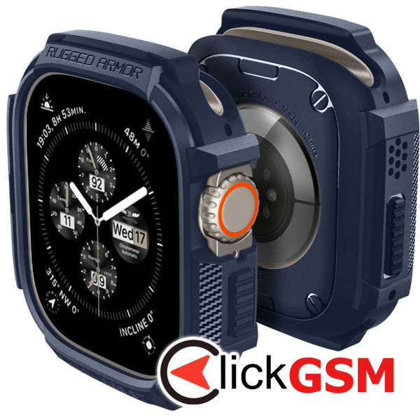 Husa Rugget bleumarin Apple Watch Ultra 2 8jr