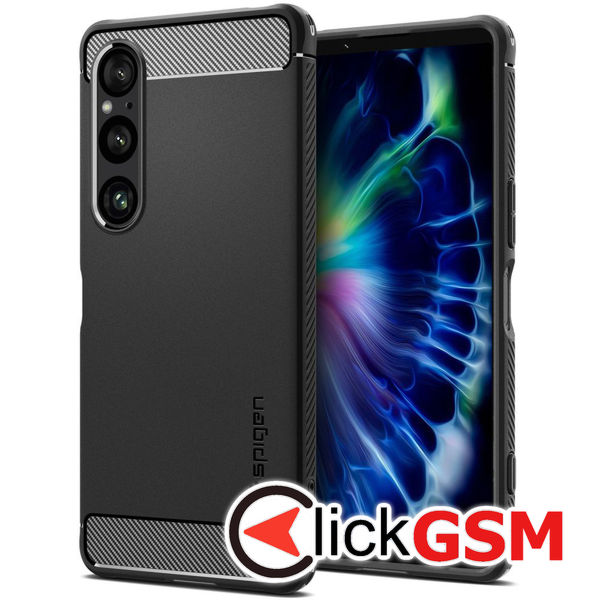 Accesoriu Husa Rugget Negru Sony Xperia 1 VI