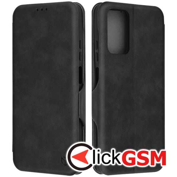 Husa Safe Wallet negru Motorola Moto G35 5hz