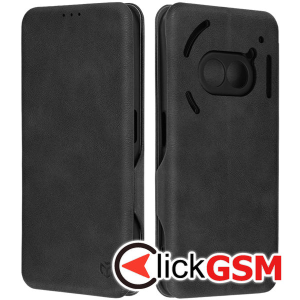 Husa Safe Wallet negru Nothing Phone 2a alk