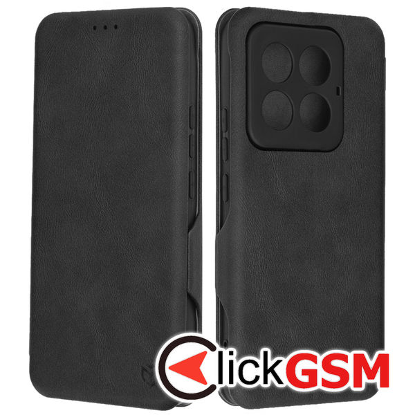 Husa Safe Wallet negru Xiaomi 14 Pro 5pq