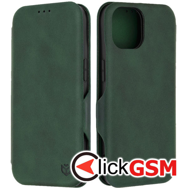 Husa Safe Wallet verde Apple iPhone 15 a7