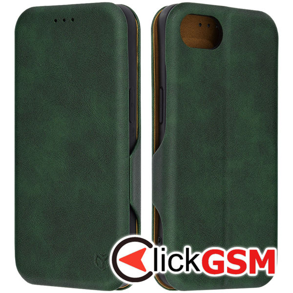 Accesoriu Husa Safe Wallet Verde Apple IPhone SE 2025