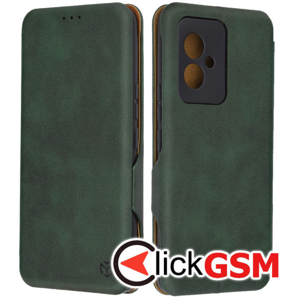 Husa Safe Wallet verde Honor 100 9y