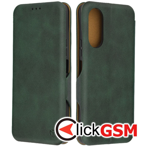 Accesoriu Husa Safe Wallet Verde Honor X5+