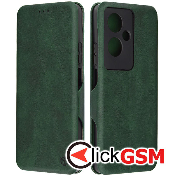 Husa Safe Wallet verde Oppo A79 5G 87f