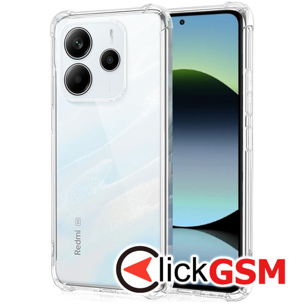 Accesoriu Husa Shockproof Transparenta Xiaomi Redmi Note 14 4G