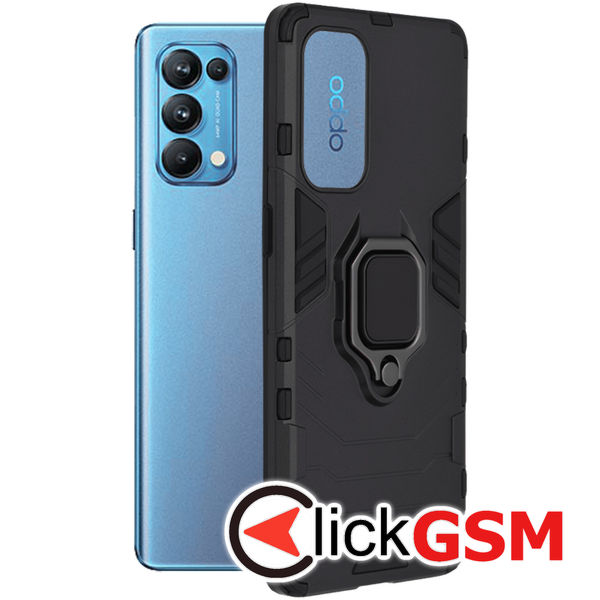 Husa Silicone Shield negru Oppo Reno5 Pro 5G 825