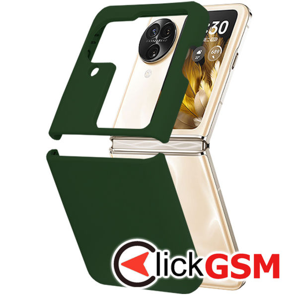 Husa Soft Edge verde Oppo Find N3 Flip 4oc