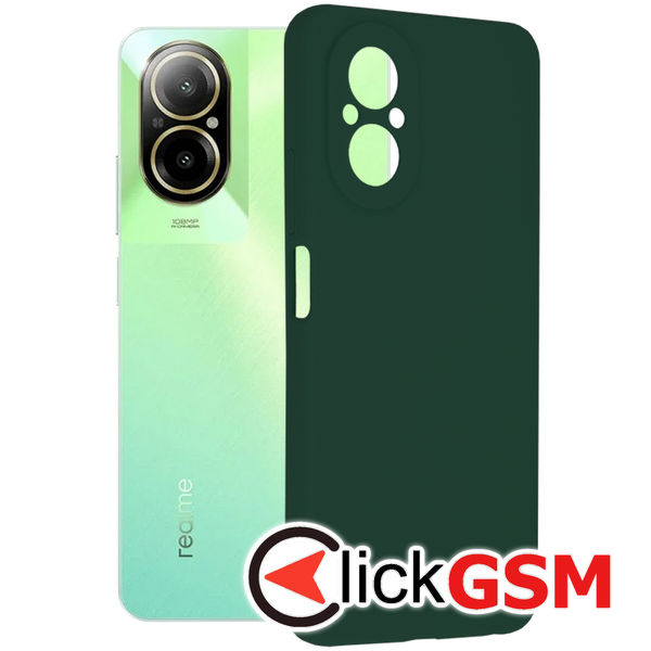 Husa Soft Edge verde Realme C67 4G 4m2