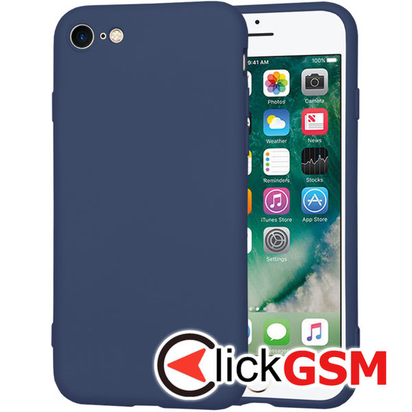 Husa SoftFlex bleumarin Apple iPhone SE 2020 dqj