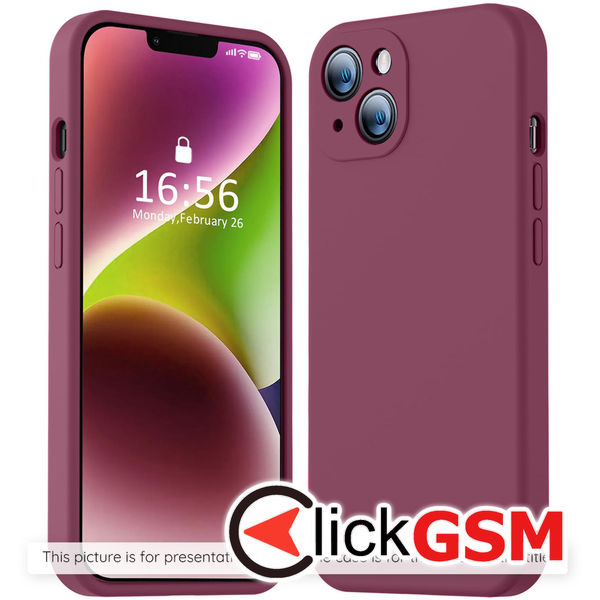 Husa SoftFlex bordo Apple iPhone 8 Plus caa