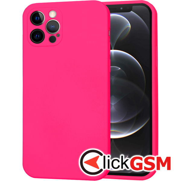 Husa SoftFlex fucsia Apple iPhone 12 Pro i38