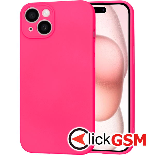 Husa SoftFlex fucsia Apple iPhone 15 i4o