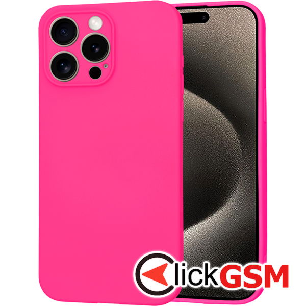 Husa SoftFlex fucsia Apple iPhone 15 Pro Max i54