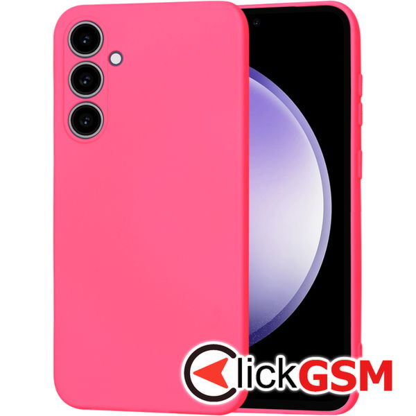 Husa SoftFlex fucsia Samsung Galaxy S23 FE i6o