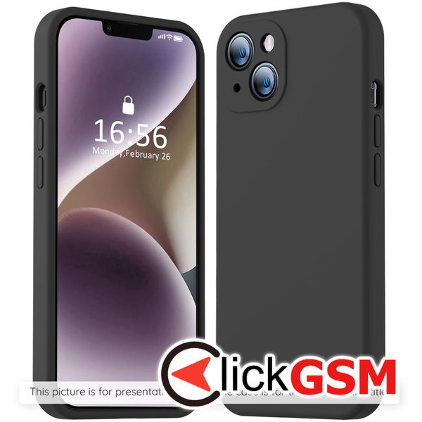 Husa SoftFlex negru Apple iPhone X c1z