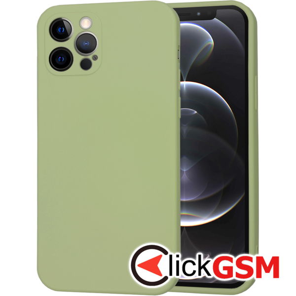 Husa SoftFlex verde Apple iPhone 12 Pro i35