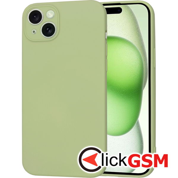 Husa SoftFlex verde Apple iPhone 15 Plus i79