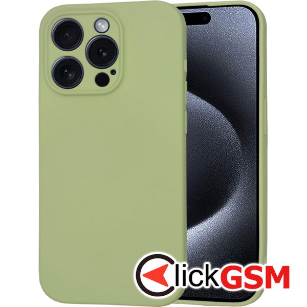 Husa SoftFlex verde Apple iPhone 15 Pro i4t