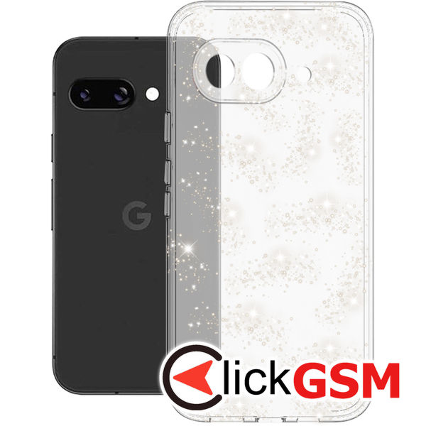 Husa SparkleSkin transparenta Google Pixel 9a ioz