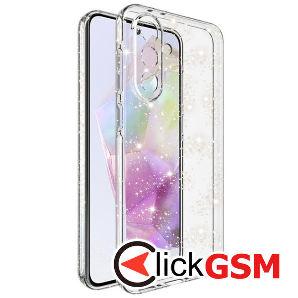 Husa SparkleSkin transparenta Samsung Galaxy A36 5G e1v