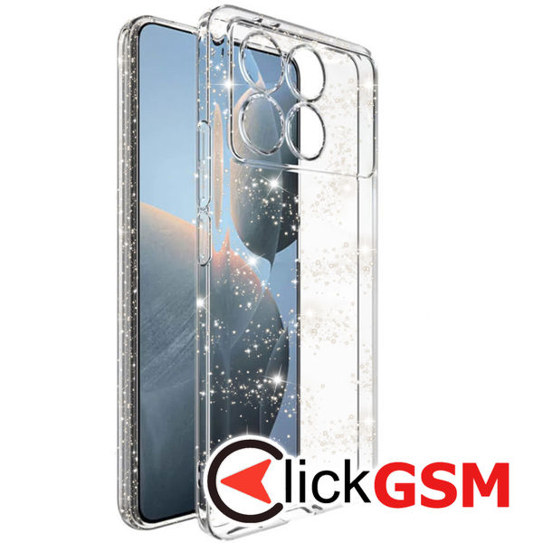 Husa SparkleSkin transparenta Xiaomi POCO F6 Pro exa