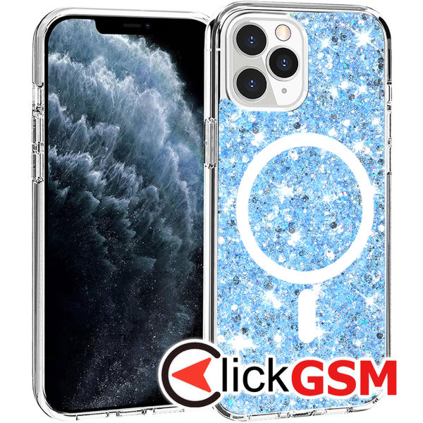 Husa Sparkly Glitter  bleu Apple iPhone 11 Pro 9i9