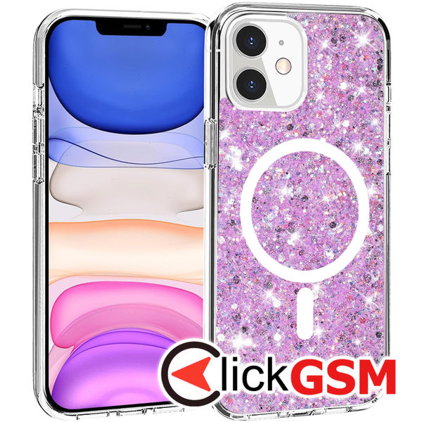 Husa Sparkly Glitter  magenta Apple iPhone 11 9il