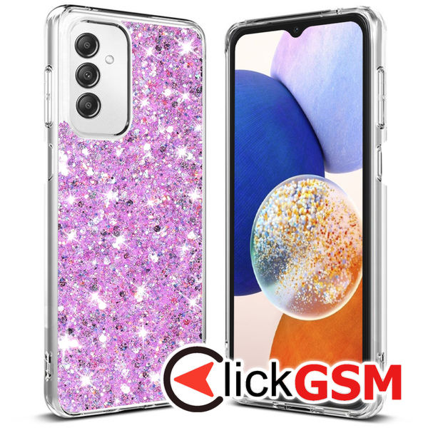 Husa Sparkly Glitter  magenta Samsung Galaxy A14 5G 9k9