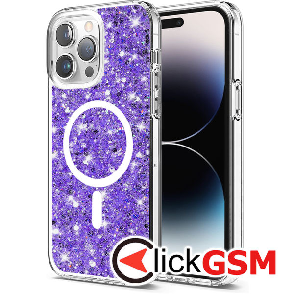 Husa Sparkly Glitter  mov Apple iPhone 14 Pro 9jj