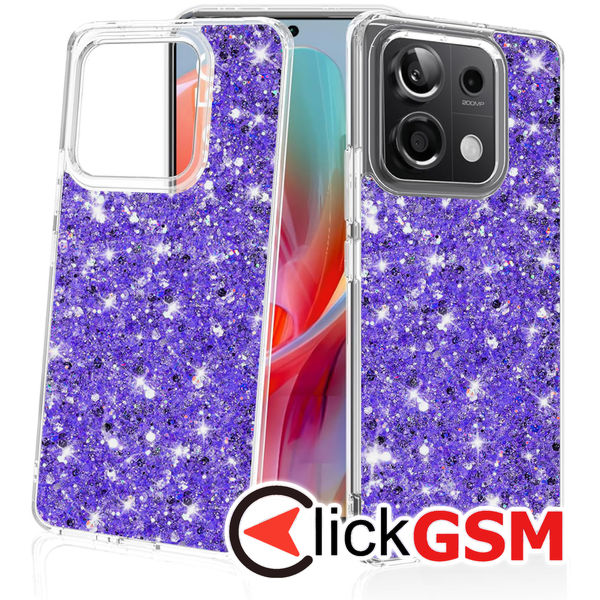 Husa Sparkly Glitter  mov Xiaomi Redmi Note 13 Pro 9lm