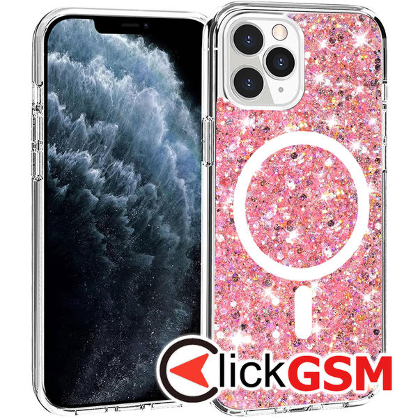 Husa Sparkly Glitter  roz Apple iPhone 11 Pro 9i8