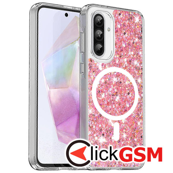 Husa Sparkly Glitter  roz Samsung Galaxy A36 5G 4qx