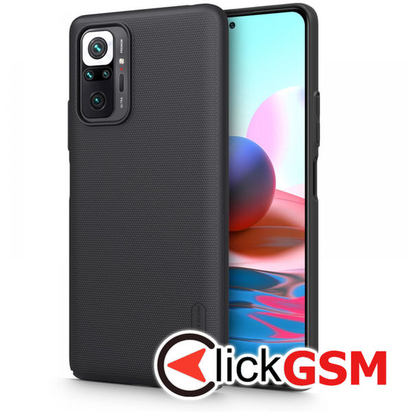 Husa Super Frosted negru Xiaomi Redmi Note 10 Pro 9zl