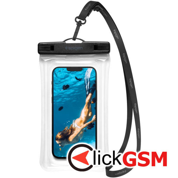 Husa waterproof negru-transparenta Universal bjh