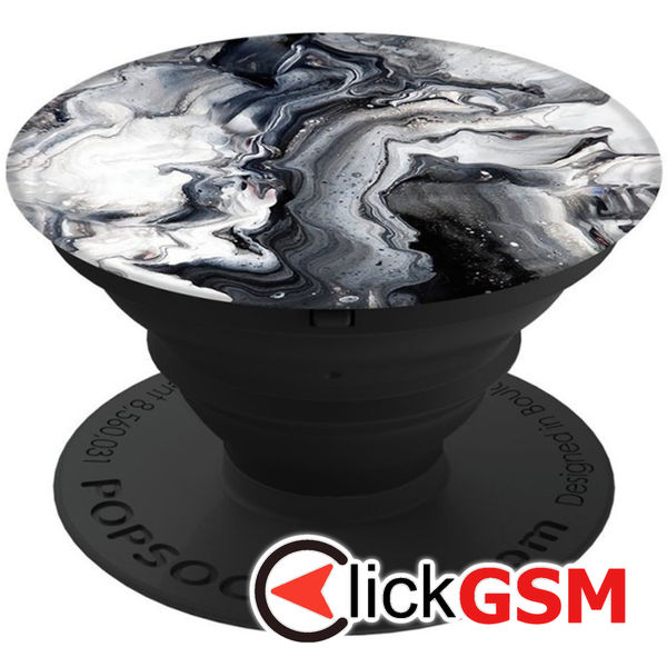 Popsockets  negru-alb Universal 8oe